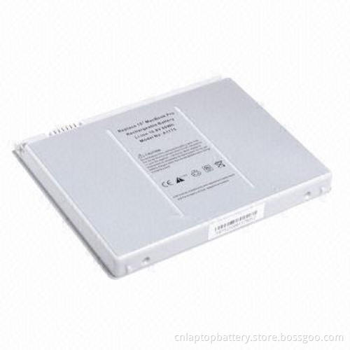 Replacement notebook battery Laptop Battery for Apple's Mac A1175, 15-inch A1150, A1260, MA348, 10.8V Voltage